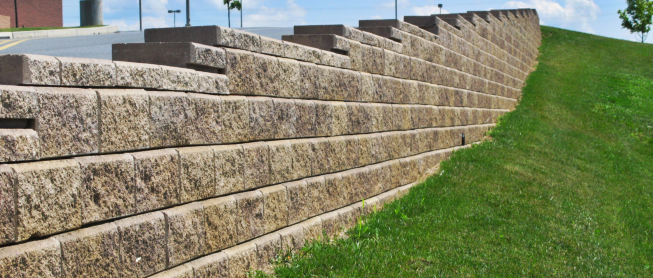 C.M.U. Retaining Walls in Bertram TX